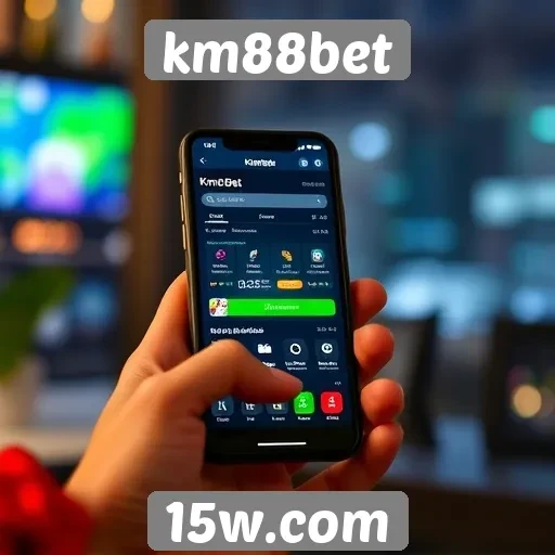 A experiência móvel do km88bet é otimizada