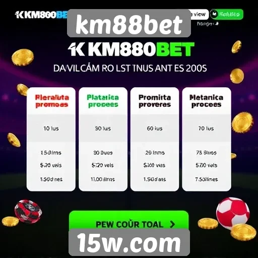 Plataforma km88bet tem promoções atrativas para usuários