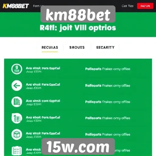 novas funcionalidades do site km88bet