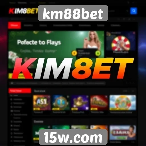 Análise da interface do site km88bet